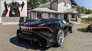 Bugatti La Voiture Noire  The Crew Motorfest  Steering Wheel Gameplay [upl. by Sergeant570]