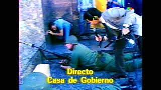 CARAPINTADA Rebelión Carapintada Diciembre 1990 Noticieros ATC  Canal 13 y Teleféver créditos [upl. by Atiuqcir]