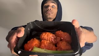 Applebees Boneless Wings Mukbang [upl. by Adnohsirk945]