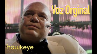 Kingpin en Hawkeye con la voz de Matías Fajardo [upl. by Annairoc]