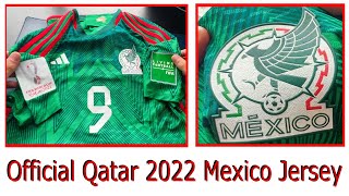 Official Mexico World Cup Jersey 2022 player version playera México selection [upl. by Dnilasor196]