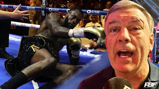 TEDDY ATLAS BRUTAL REACTION TO DEONTAY WILDER GETTING KNOCKED OUT BY ZHILEI ZHANG [upl. by Flip]