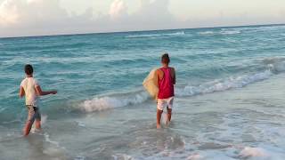 Fishing in Varadero Beach Varadero Cuba [upl. by Ahtinak]