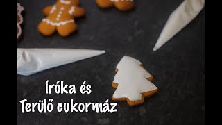 Íróka Terülő cukormáz mézeskalács díszítéshez [upl. by Cary]