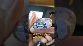 TWS TRANSPARAN🔥  Vyatta Airboom Nano NEW tws gadgets transparent airpods tech review fypシ [upl. by Audun379]