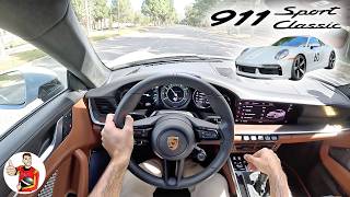 The Porsche 911 Sport Classic is Throwback Looks with Modern Mojo POV Drive Review [upl. by Renrew671]