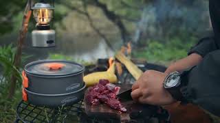 Overmont Camping Cooking Set [upl. by Aigil551]