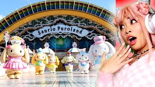 VISITING A SANRIO THEME PARK IN JAPAN sanrio japan travel vlog [upl. by Emmerich804]