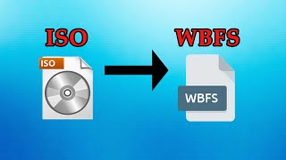 Convert iso Files to wbfs For USB Loader GX [upl. by Aenaj93]