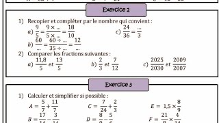 Exercice 2 Devoir Maison 1 Semestre 1 1ère Année Mathématiques 1AC الفرض المنزلي أولى إعدادي رياضيات [upl. by Nievelt]