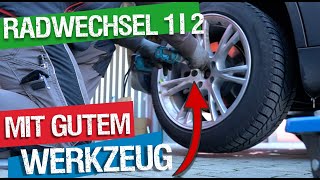 Radwechsel 12  Mit richtigem Werkzeug Tesla Model Y [upl. by Etiuqram]