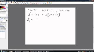 Constrained Optimization The Lagrangian Method of Maximizing Consumer Utility [upl. by Alilak]