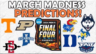 Filling Out Joe Lunardi’s BRACKETOLOGY Full MARCH MADNESS PREDICTIONS [upl. by Inavoy475]