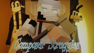 quotComposer Strugglesquot  Bendy and the Ink Machine Animated Minecraft Music Video by Musiclide ft CG5 [upl. by Kimmel]