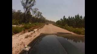 Bribie Island 4x4 Inland track to poverty creek GoPro Hero3 [upl. by Brina827]