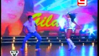 Las Gilderas Adabel Guerrero baila Gilda en Show Match [upl. by Debbra]