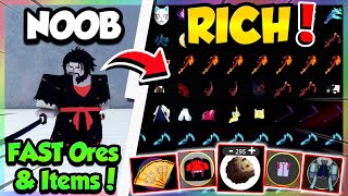 BEST ORES amp ITEMS FARM in Project Slayers Roblox [upl. by Atnwahs]