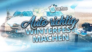 Wintercheck Auto  Top 10 der WinterAutotipps  Auto winterfest machen [upl. by Eidnam]