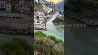 Devprayag Bhagirathi Alaknanda sangam devprayag bhagirathi alaknanda sangam [upl. by Finah]