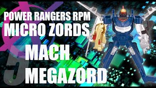 Power Rangers RPM Micro Zords reviews pt 5 Mach Megazord [upl. by Ellenyl264]