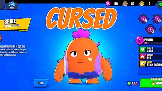 😂😁🥰BRAWLERS with their different skin animation are CURSED😲😅🤯 Brawl Stars⭐ [upl. by Eibo]