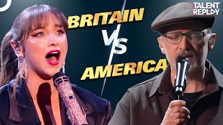 America VS Britain Richard Goodall VS Sydnie Christmas [upl. by Adile]