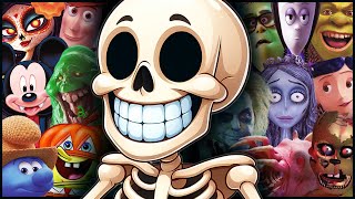 Spooky Scary Skeletons Song Movies and Series COVER PART 4 feat SpongeBob [upl. by Katzir]