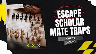 Moves for Black Against Scholar Mate Type Traps [upl. by Malan]