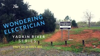 Solo kayaking Yadkin River from hwy 64 to hwy 801 river access with thunderstorms approaching [upl. by Inaluiak958]