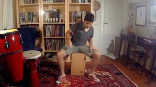 Jovanotti  lombelico del mondo  drum and percussion cover [upl. by Eidnyl]