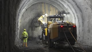 126  NITREX  Variante alla Tremezzina  Tunnel excavation Griante [upl. by Nirtak]