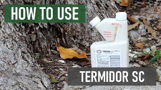 How to Use Termidor SC Termiticide amp Insecticide [upl. by Keemahs]