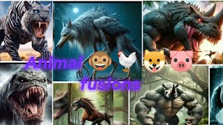 Amazing Animal Fusion Hybrids 😱Best Animals Fusion ai aiart animalfusion [upl. by Jannelle352]