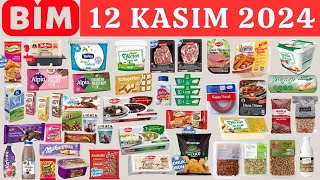 BİM 12 KASIM 2024  GIDA ÜRÜNLERİ VE ÇİKOLATA ÇELİTLERİ  RESMİ KATALOG [upl. by Zirtaeb]