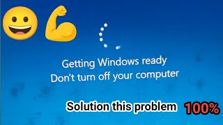 Fix Laptop Stuck on Getting Windows Ready Dont Turn Off your Computer 2024  Windows 10 Problem [upl. by Acinnor]