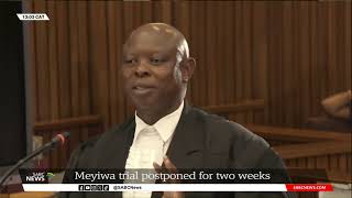 Senzo Meyiwa Murder Trial  Case postponed as Defence accuses State of trial by ambush [upl. by Natassia]