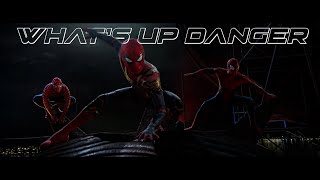 SPIDERMAN NO WAY HOME The Three Spider Men Swinging  FT Whats Up Danger [upl. by Gerson]