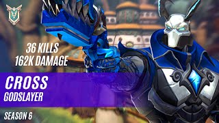 36 KILLS 162K DAMAGE CROSS ANDROXUS PALADINS COMPETITIVE SEASON 6 GODSLAYER [upl. by Anicul669]