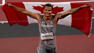 Andre DeGrasse wins Olympic Gold  Reaction [upl. by Quintessa]