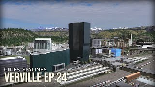 First Skyscraper in Verville and an Entirely New District Cities Skylines  Verville Episode 24 [upl. by Pontone]