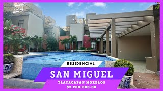 🏡 RESIDENCIAL SAN MIGUEL ✅ TLAYACAPAN MORELOS ‼️ PUEBLO MÁGICO 🌄 La más BARATA [upl. by Bindman]