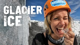 Tasting 600 year old ICE on the Matanuska Glacier ALASKA S6E143 [upl. by Amarillis]