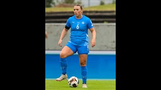 Ingibjörg Sigurdardóttir first goal for Iceland 1272024 [upl. by Javier]