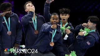 Team USAs UNBELIEVABLE COMEBACK snaps medal skid at Gymnastics Worlds  NBC Sports [upl. by Troyes805]