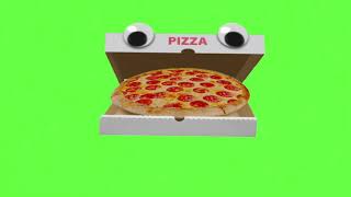 Pizza slices green screen [upl. by Anerol307]