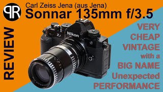 Review aus Jena 135mm f35 Carl Zeiss Jena Sonnar 135mm f35 [upl. by Kaiser]