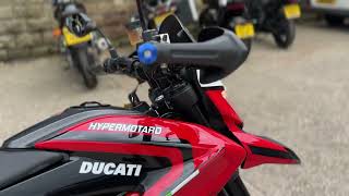 Ducati Hypermotard 821 SP Walk around and sound [upl. by Kciredorb]