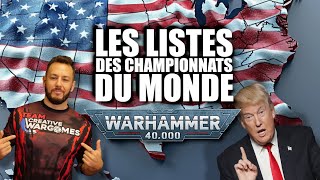 Les listes des championnats du monde Warhammer 40000 [upl. by Yroc200]