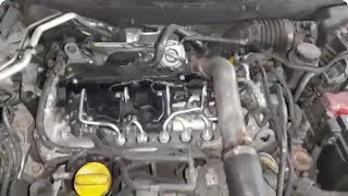 Loud NOISE in the ENGINE caused by DAMAGED CONNECTING ROD BEARINGS Nissan Qashqai 20DCI [upl. by Keli557]