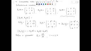 QM2 2 Commutation relations for the 3dimensional rotations [upl. by Kenweigh]